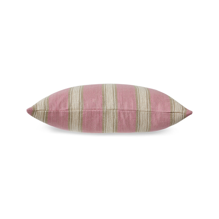 Kussen gestreept blush