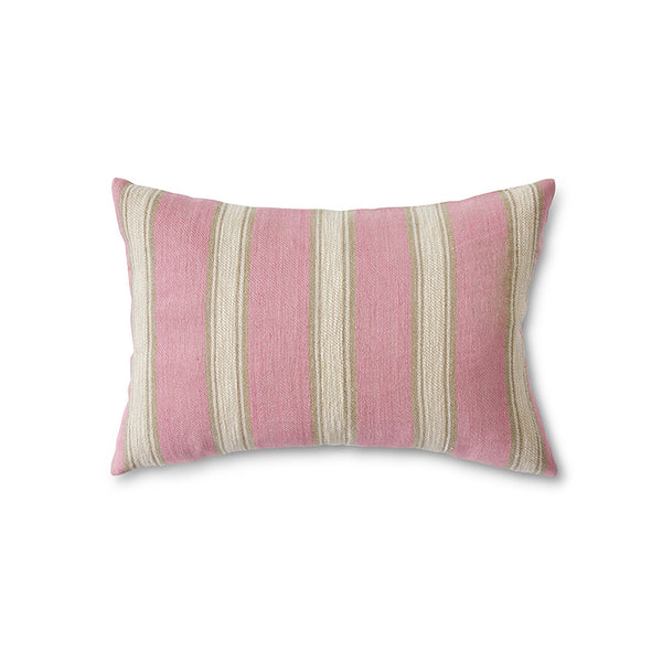 Kussen gestreept blush