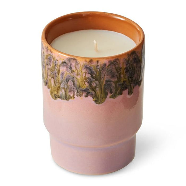 70s ceramics: small scented candle Miami