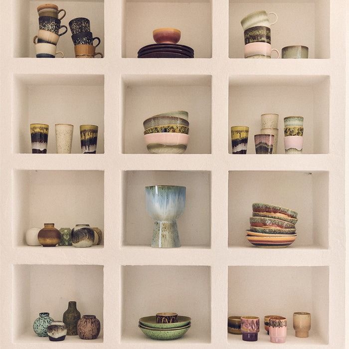 70s ceramics: small scented candle Miami