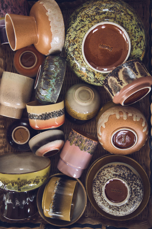 Geurkaars 70s ceramics S Tulum