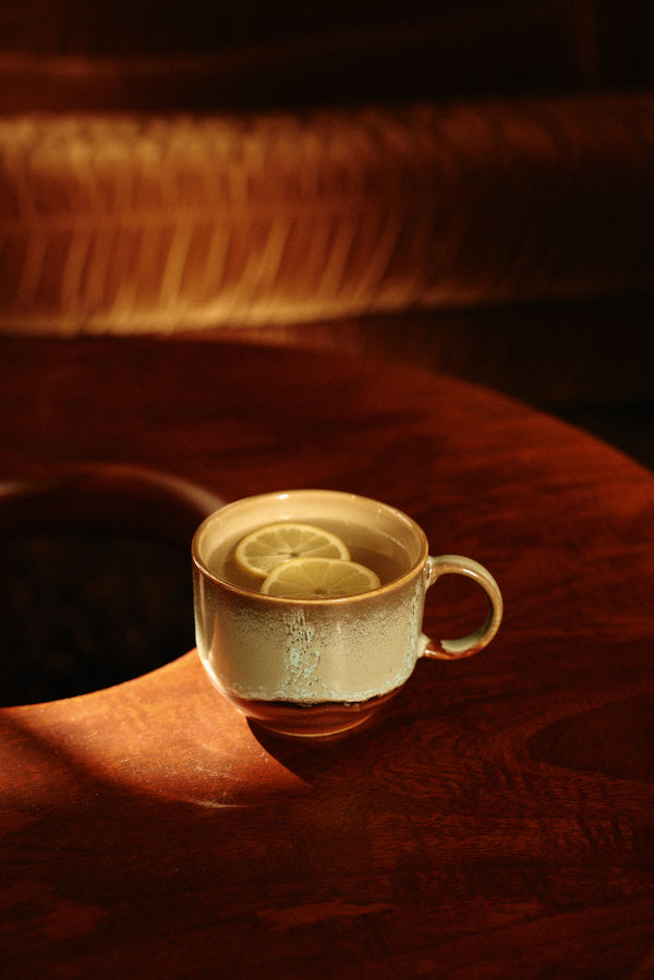 Theekop 70s ceramics echo