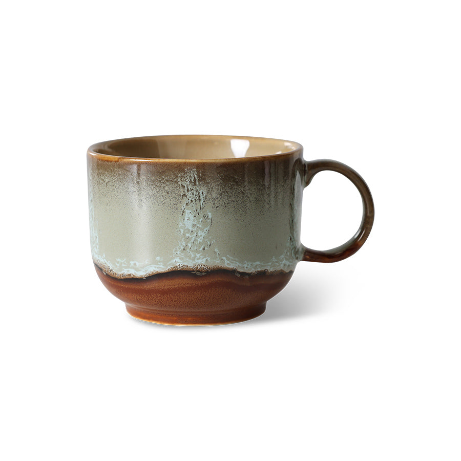 Theekop 70s ceramics echo