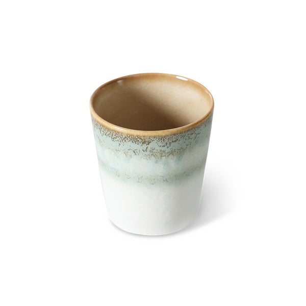Koffiemok 70s ceramics petal