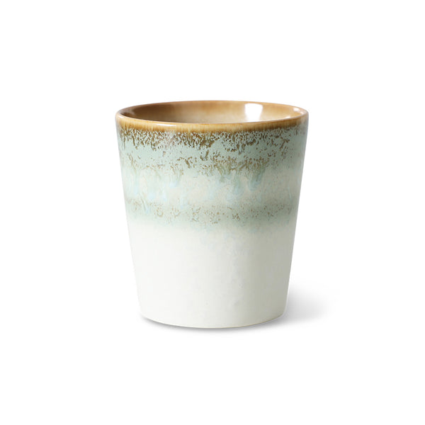 Koffiemok 70s ceramics petal