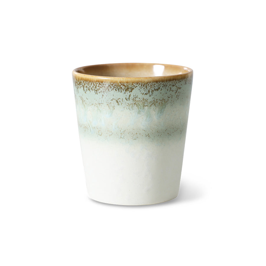 Koffiemok 70s ceramics petal