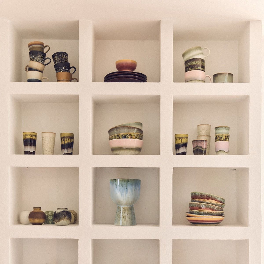 70s ceramics: coffee mug, bramble