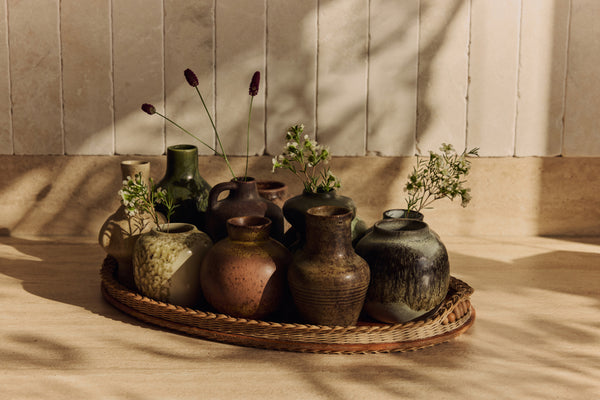 Vasenset S 70s ceramics (setr van 5)
