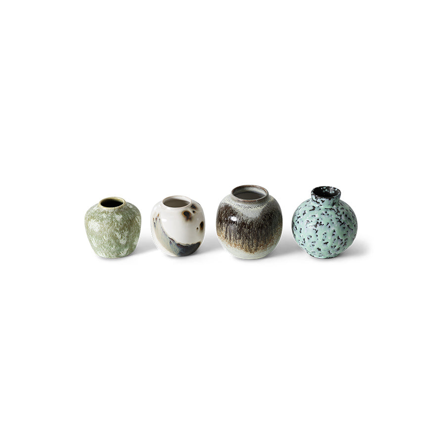Vasenset S 70s ceramics (set van 4)