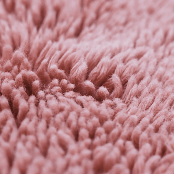 Fluffy rug, pink (150x240cm)