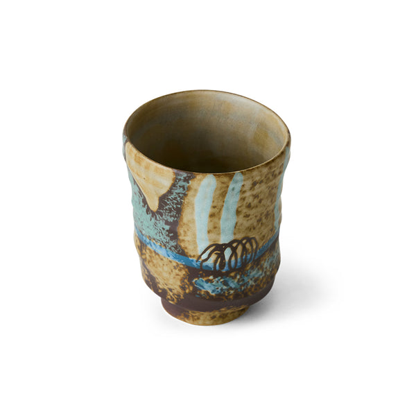 Koffiemok Artist ceramics scratched