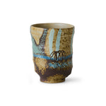 Koffiemok Artist ceramics scratched