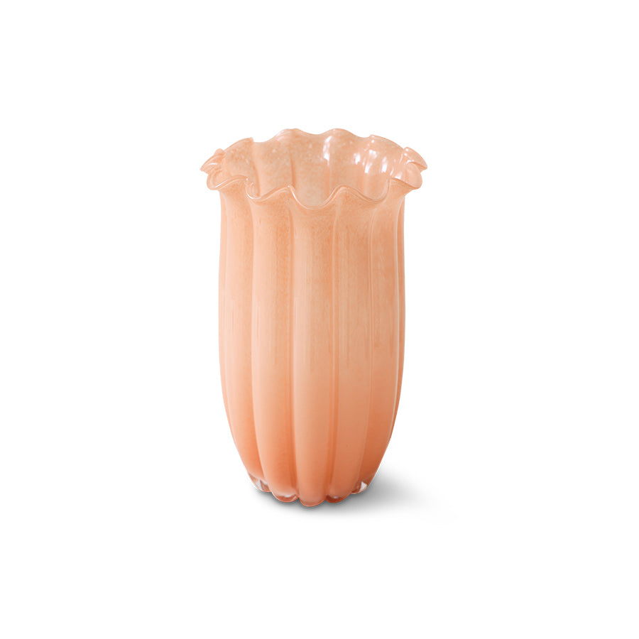 Vaas hoog peach