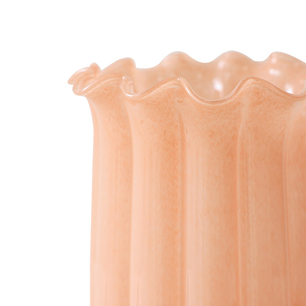 Vaas hoog peach