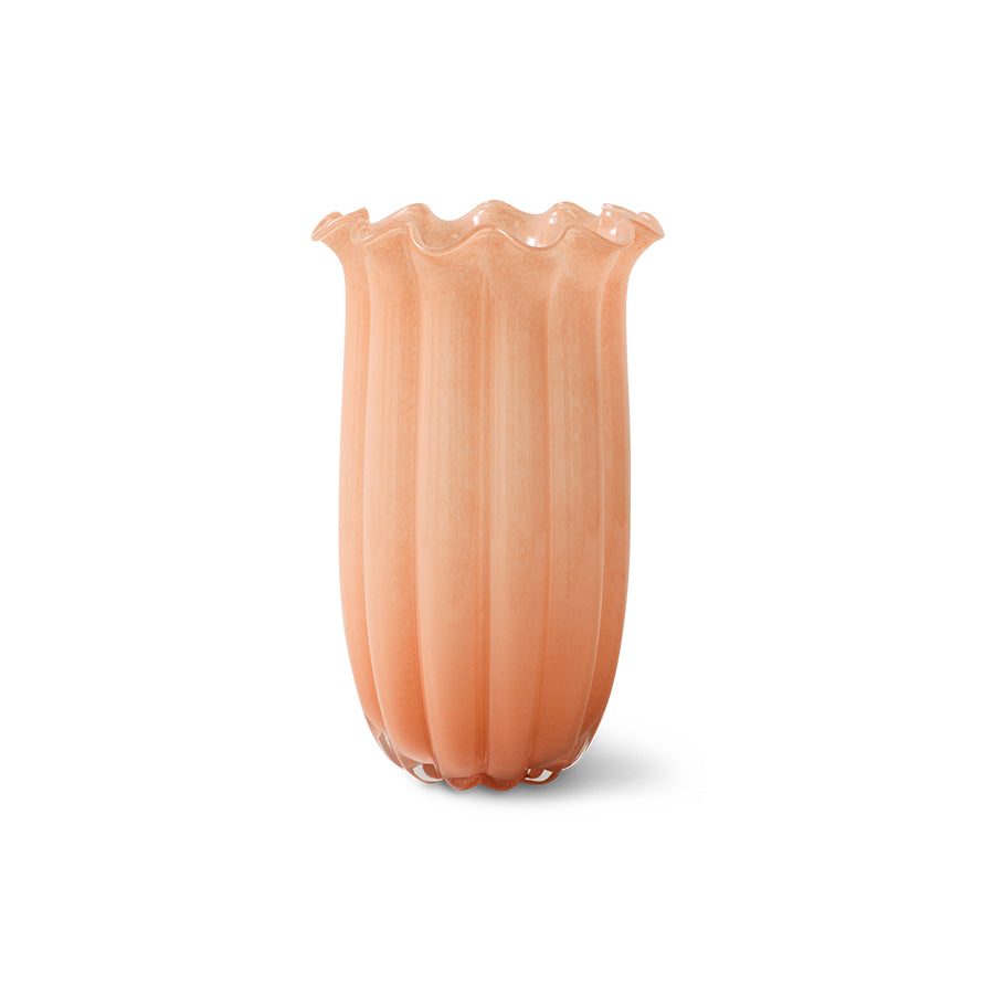 Vaas hoog peach
