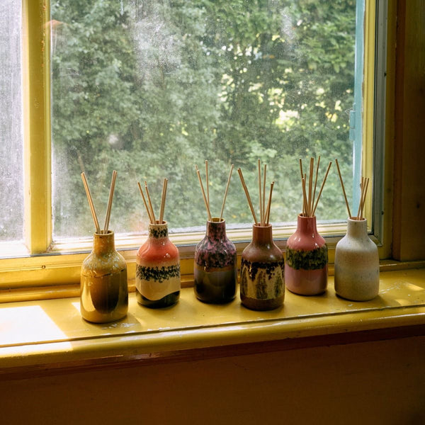 70s ceramics: fragrance sticks, Miami