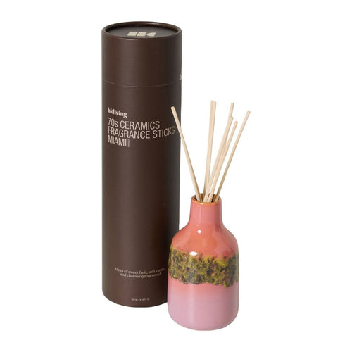 70s ceramics: fragrance sticks, Miami
