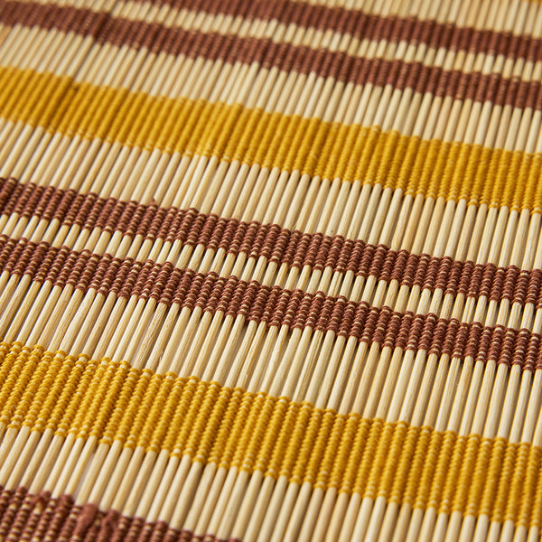 Placemat bamboe amber