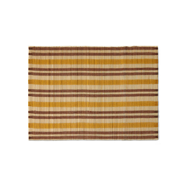 Placemat bamboe amber