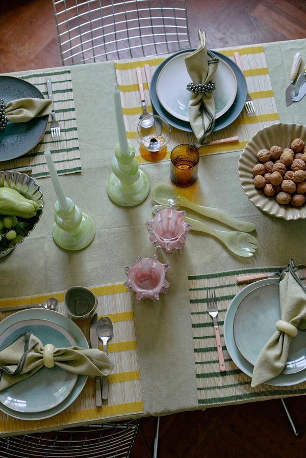Placemat bamboe lemon