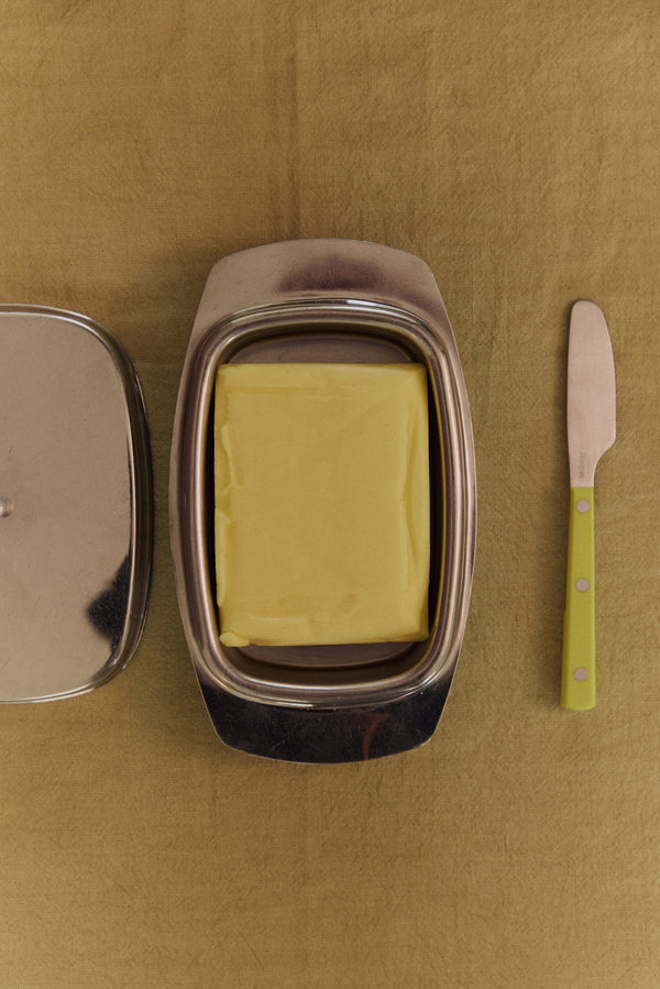 Botermes 70s bestek lemon (set van 4)
