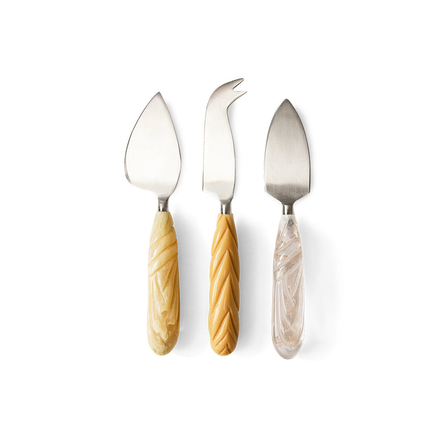 Kaasmesjes creme (set van 3)