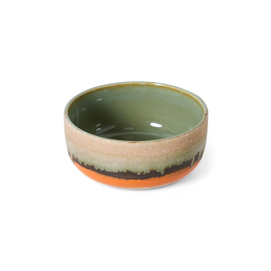 70s ceramics: dessert bowl, burst