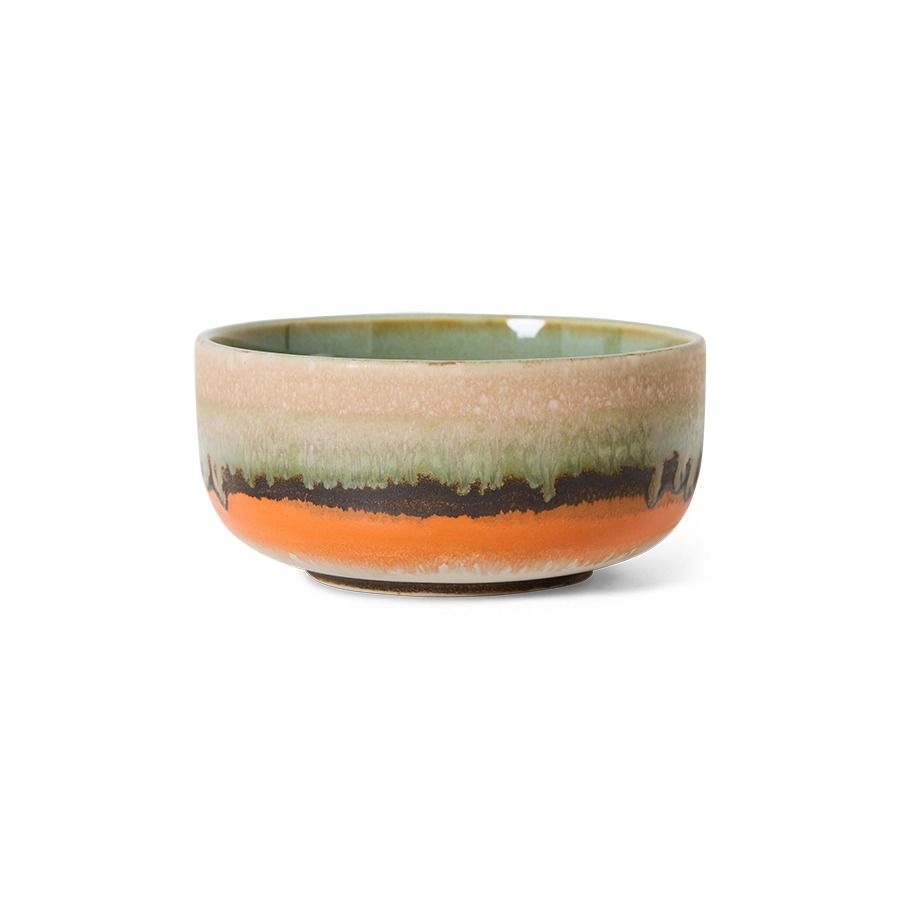 70s ceramics: dessert bowl, burst
