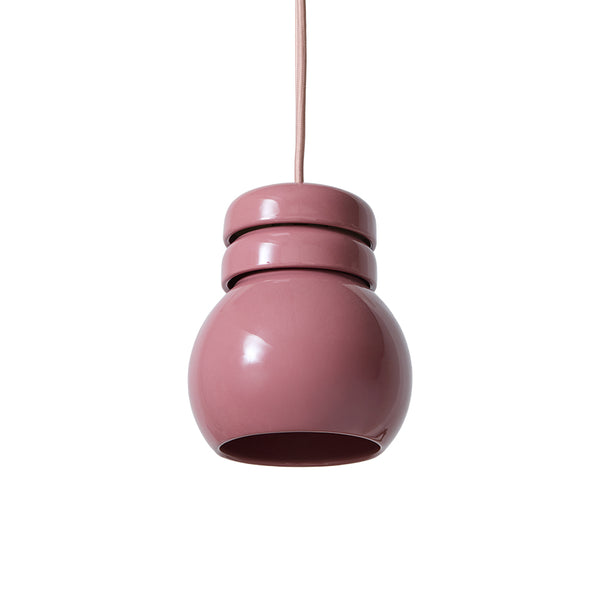 Bulb pendant lamp, blush