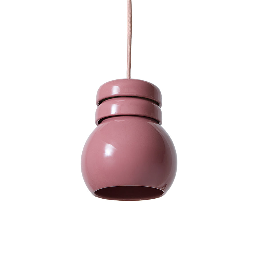 Bulb pendant lamp, blush