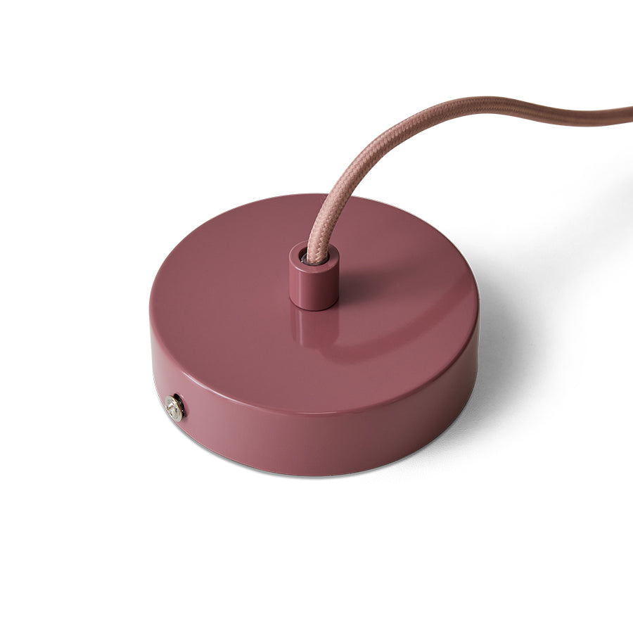 Bulb pendant lamp, blush