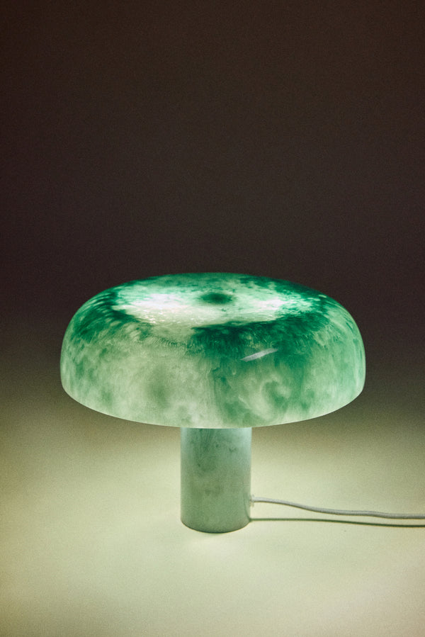 Tafellamp Mushroom mint