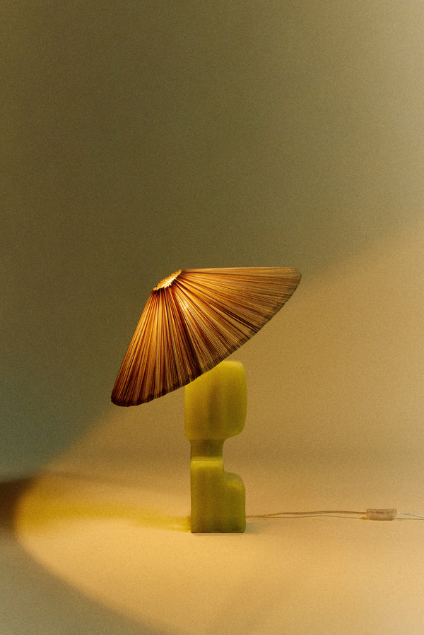 Lampvoet Coumn lime