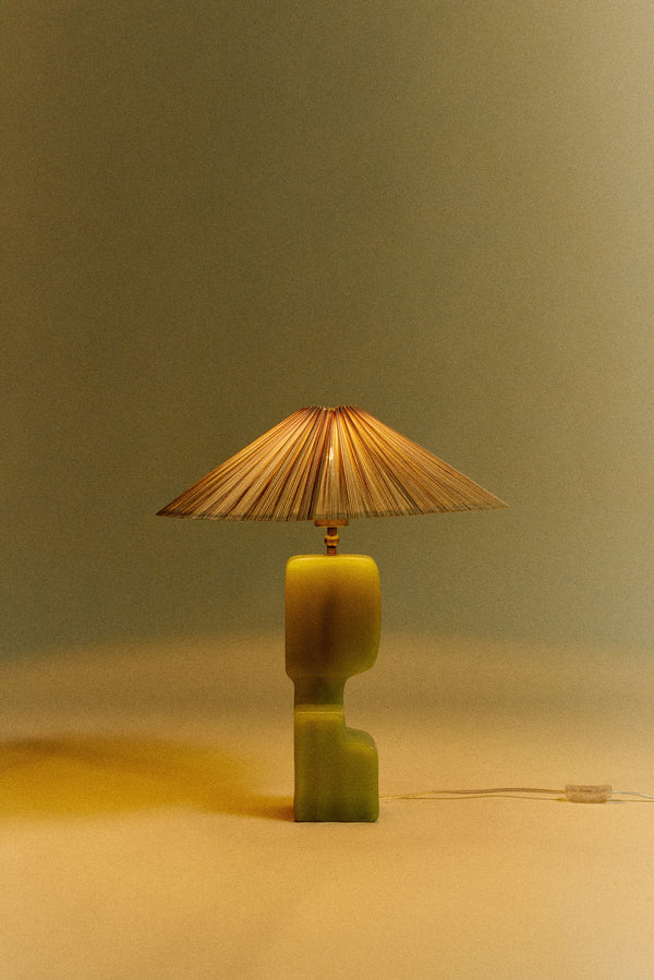 Lampvoet Coumn lime