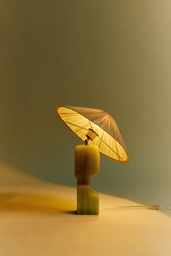 Lampvoet Coumn lime