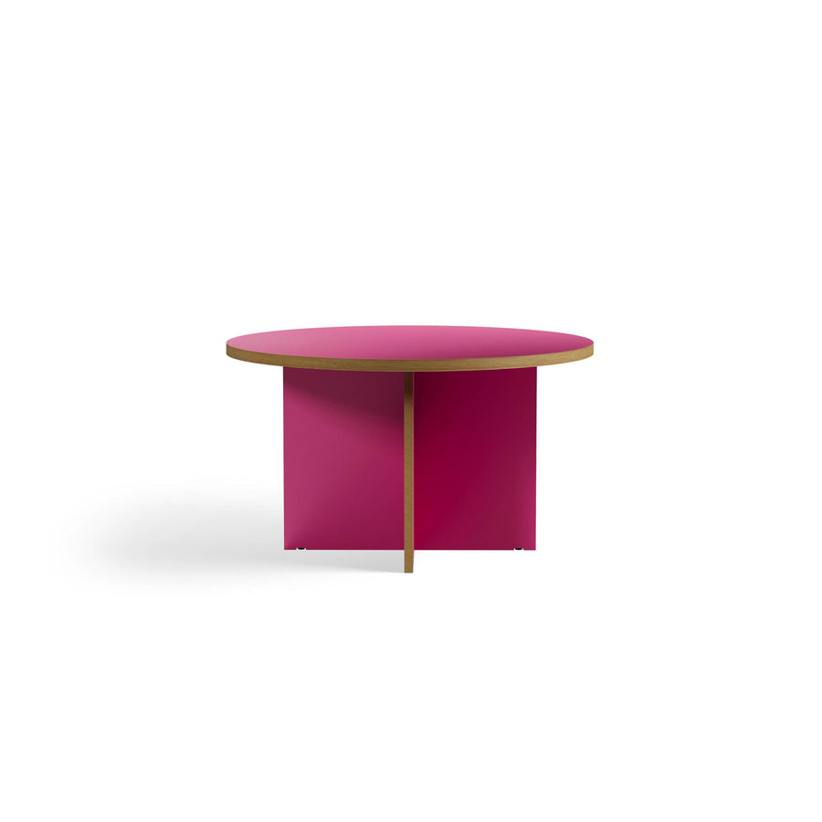 Eettafel Round raspberry