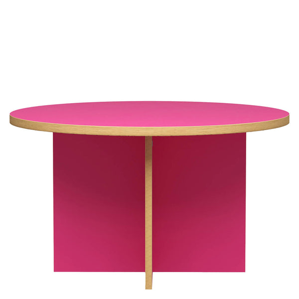 Eettafel Round raspberry