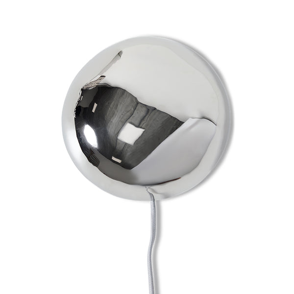 Wandlamp Orb chroom