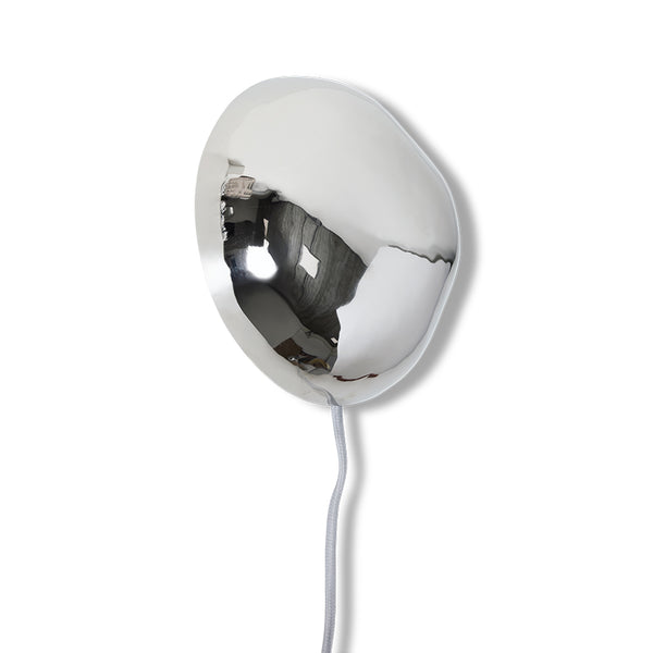 Wandlamp Orb chroom