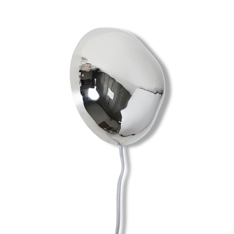 Wandlamp Orb chroom
