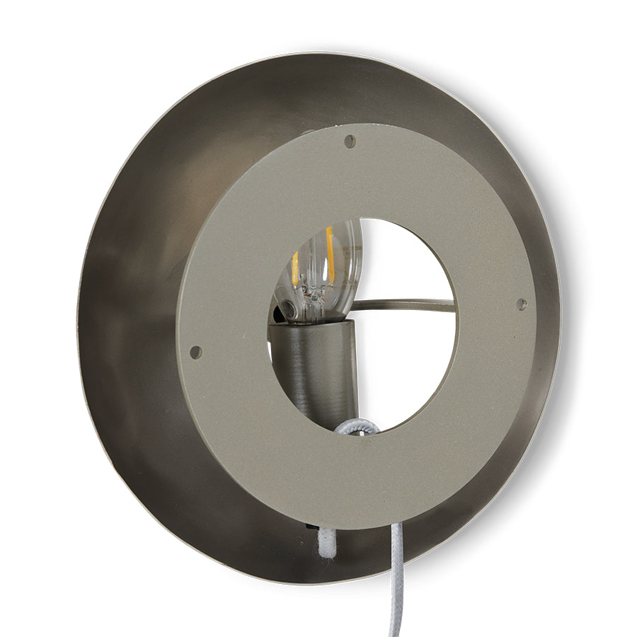 Wandlamp Orb chroom