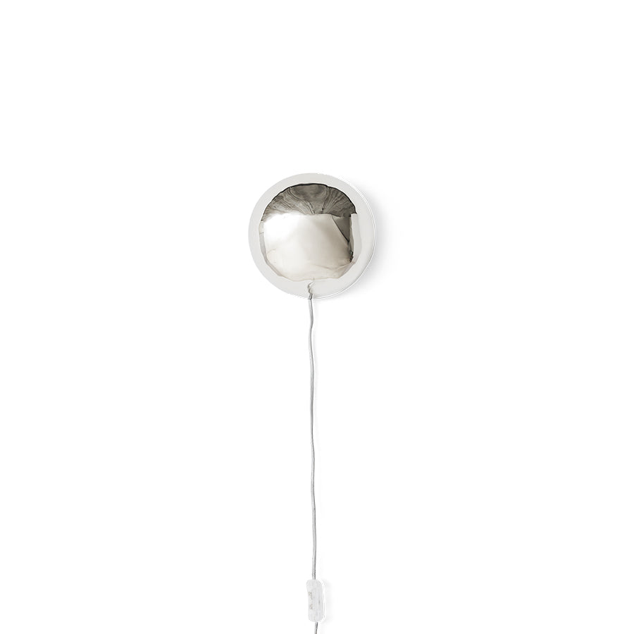 Wandlamp Orb chroom