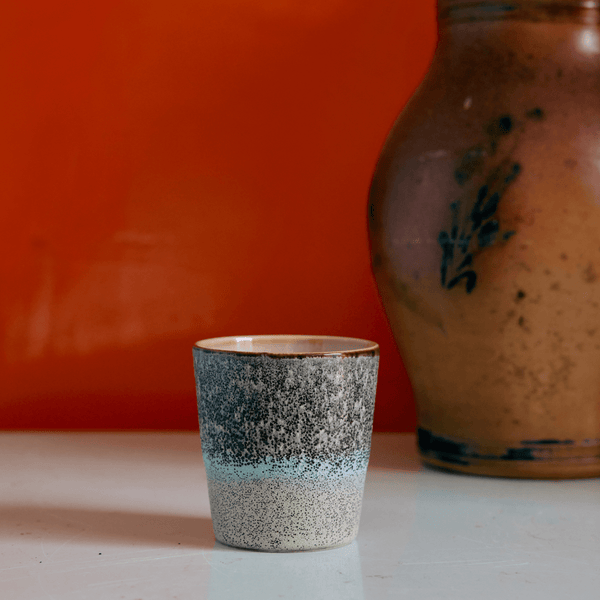 70s ceramics: coffee mug, thicket