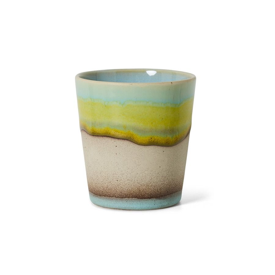 70s ceramics: coffee mug, glint