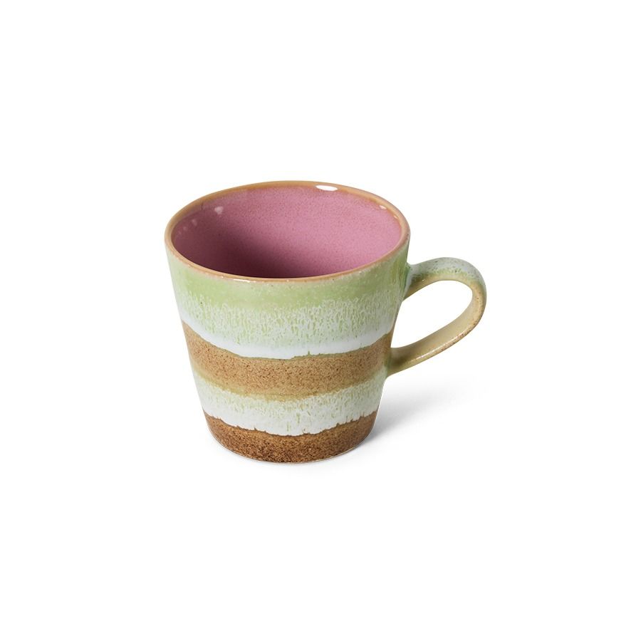 70s ceramics: americano mug, umber
