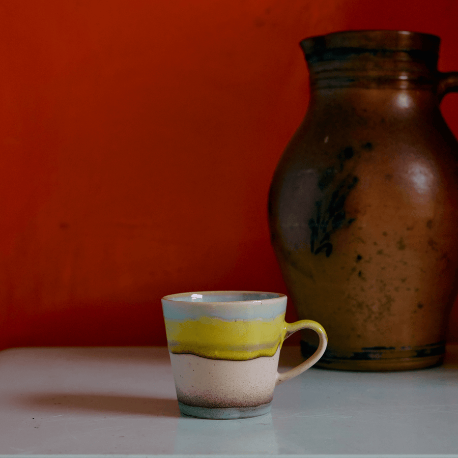 70s ceramics: americano mug, glint