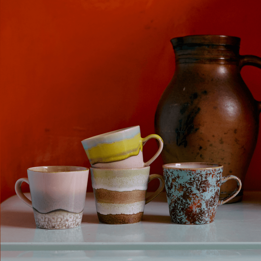 70s ceramics: americano mug, glint