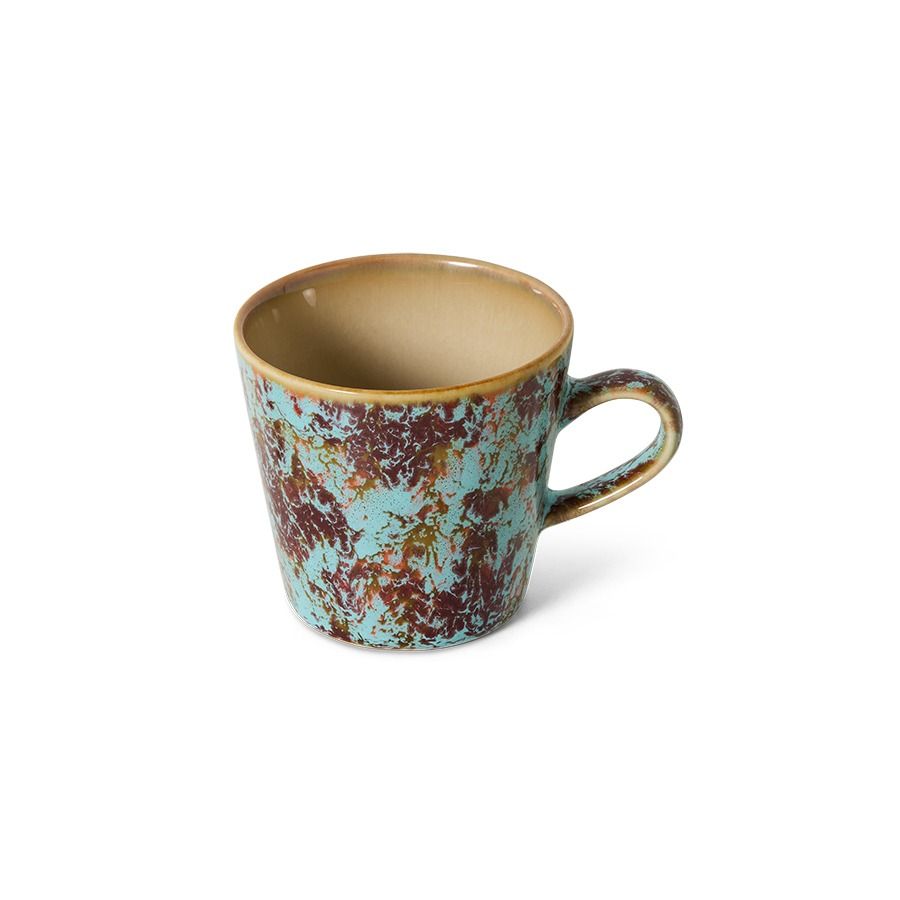 70s ceramics: americano mug, patina