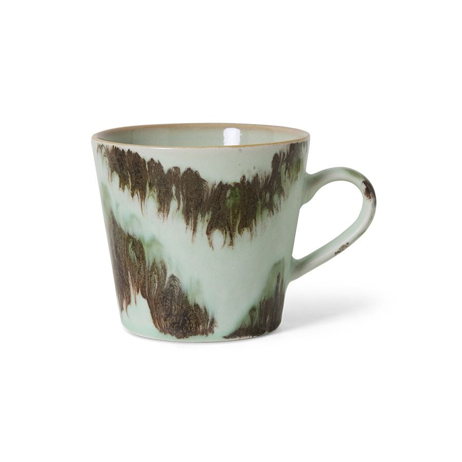 70s ceramics: cappuccino mug, tide