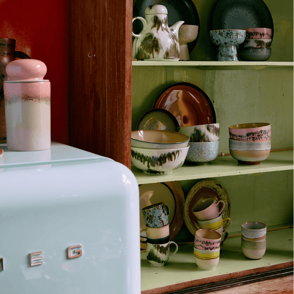 70s ceramics: café mug, rock